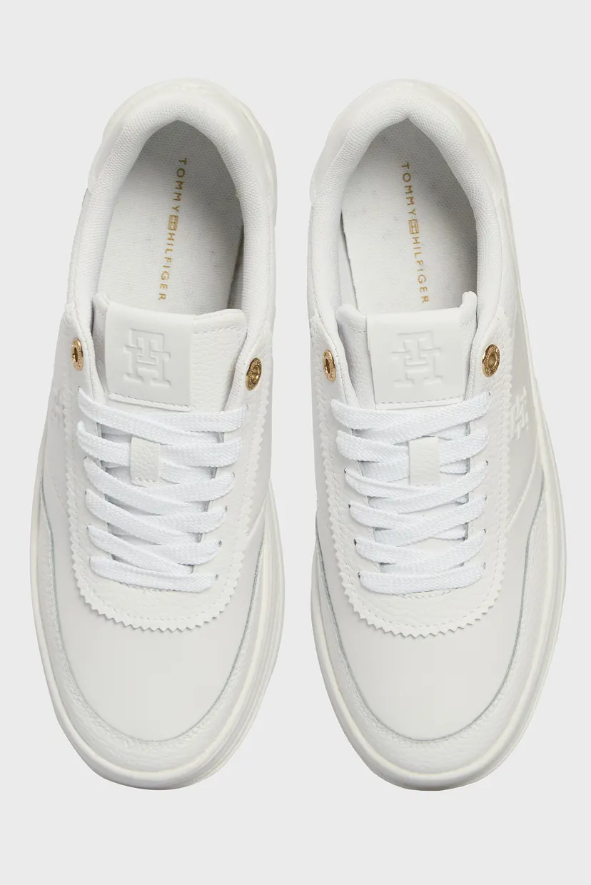 Женские белые сникерсы PLATFORM LUX COURT SNEAKER 4