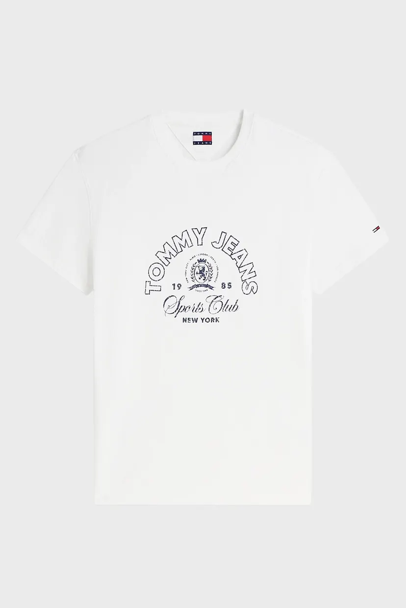 Чоловіча біла футболка REG CREST CLUB SS TEE 6