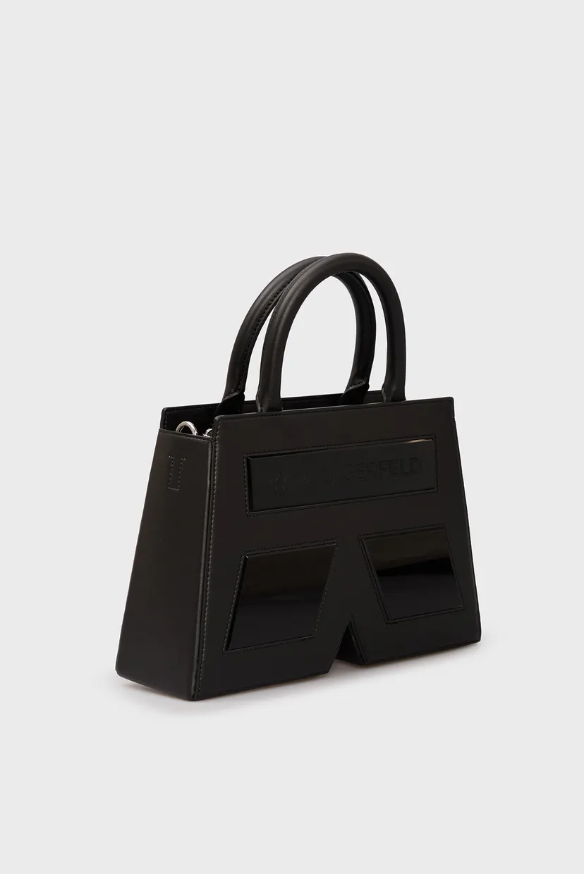 Жіноча чорна сумка IKON K TOP HANDLE LEATHER 3