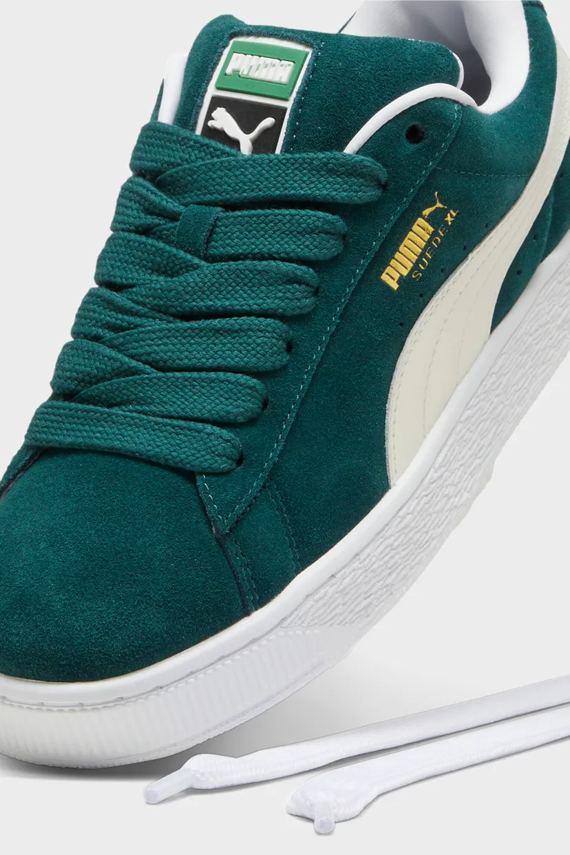 Зелені замшеві снікерси Suede XL Sneakers 6