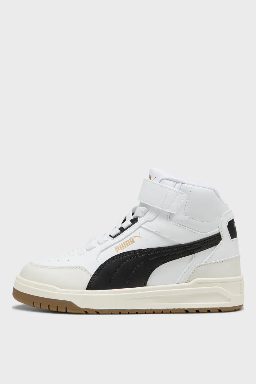 Детские белые кроссовки Shuffle Downtown Mid Sneakers Kids 3