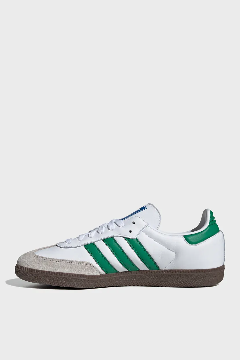 Мужские белые кожаные сникерсы Samba OG 6