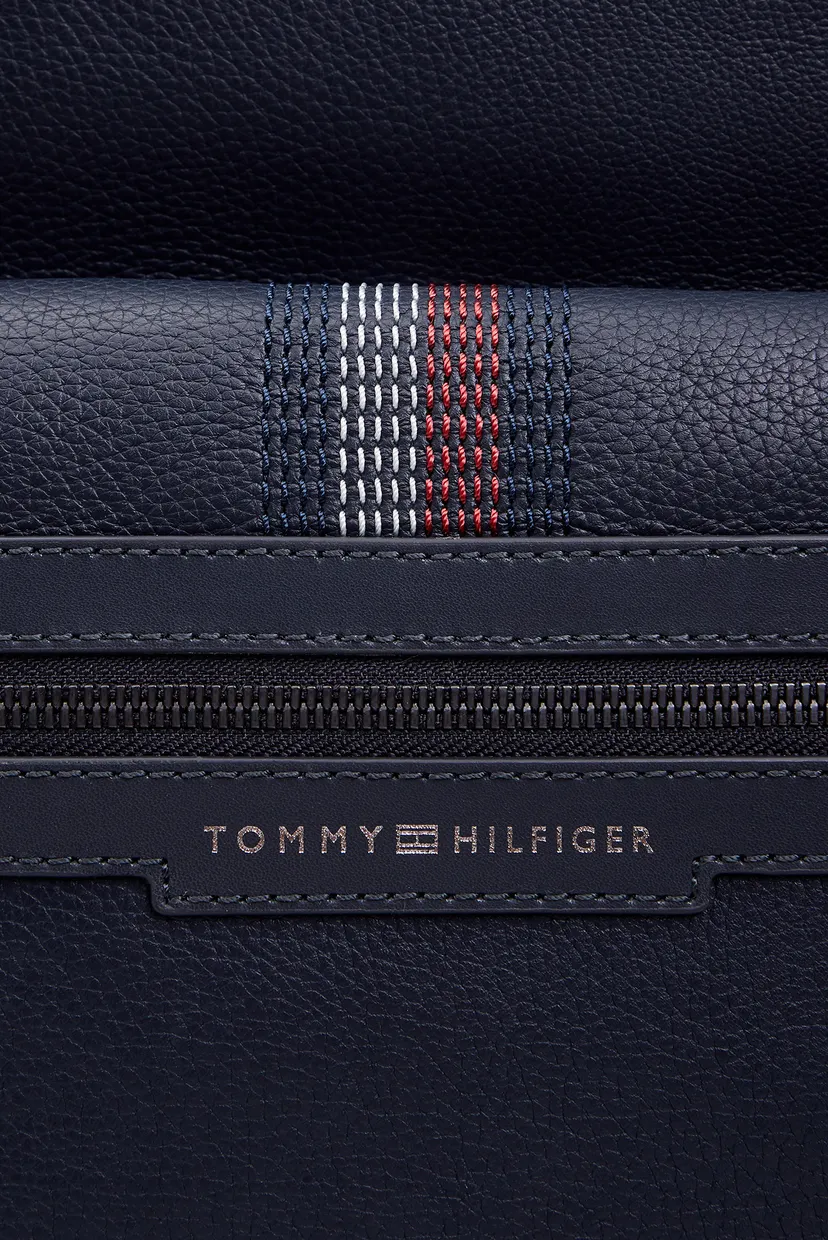 Чоловічий темно-синій шкіряний рюкзак TH CASUAL LEATHER BACKPAC 6
