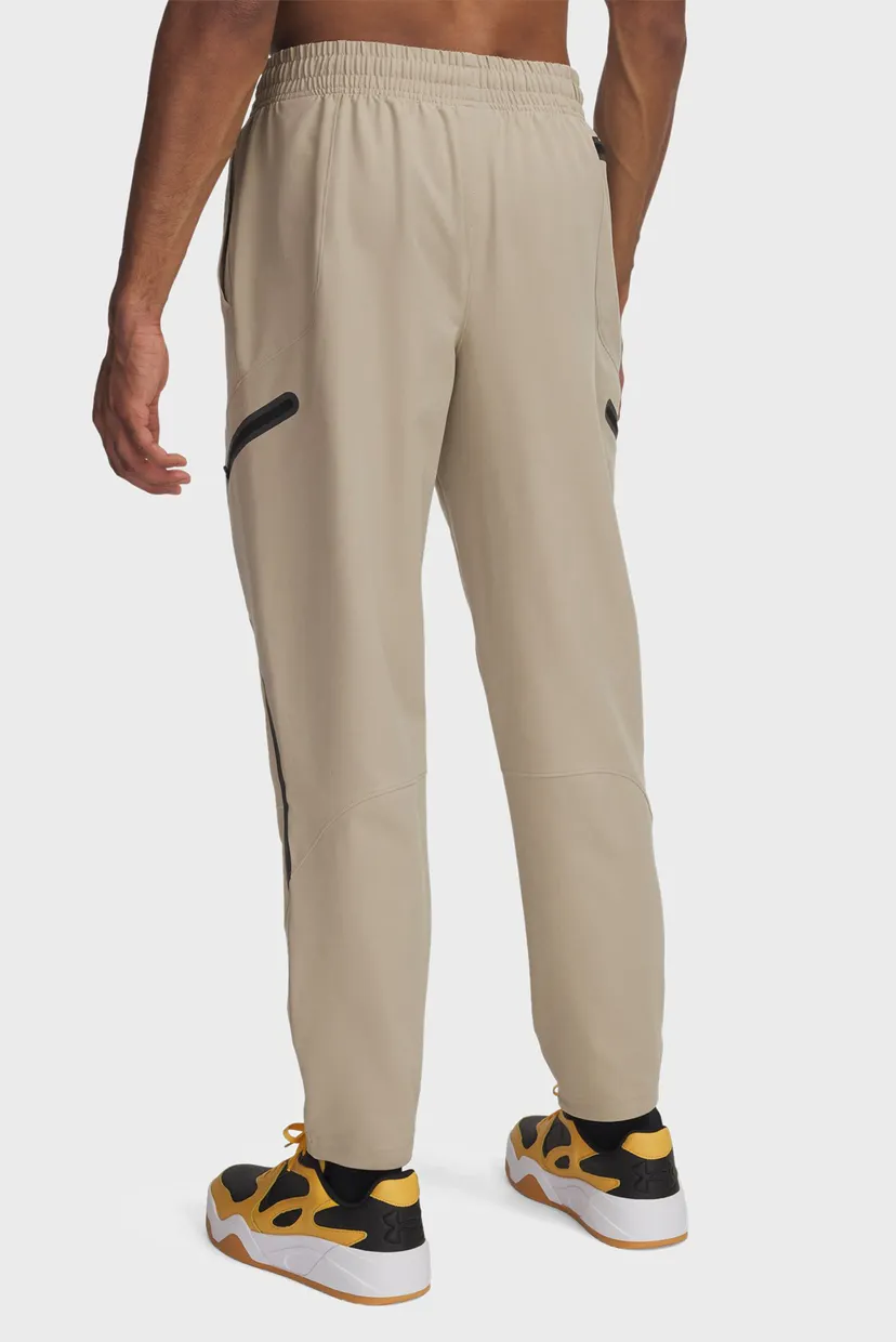 Чоловічі бежеві спортивні штани UA Unstoppable Cargo Pant 3