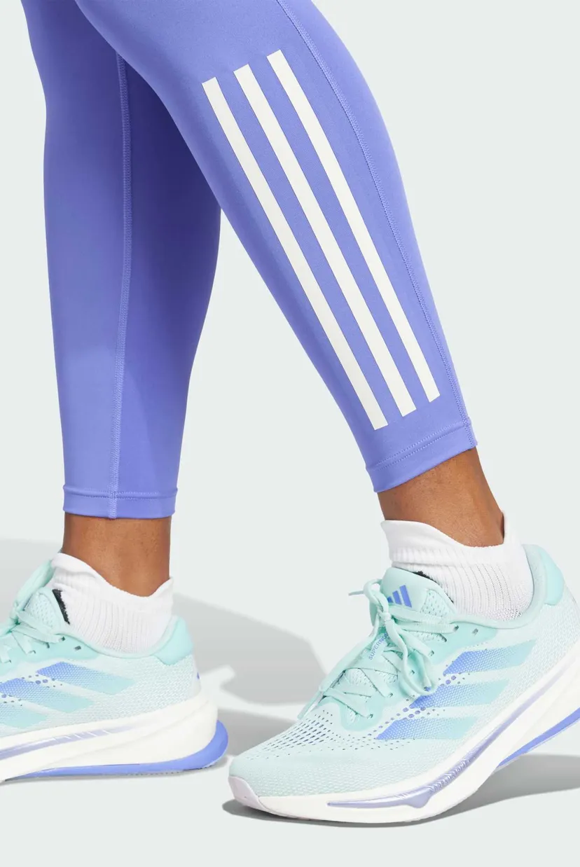 Жіночі сині тайтси  Daily Run 3-Stripes 7/8 5