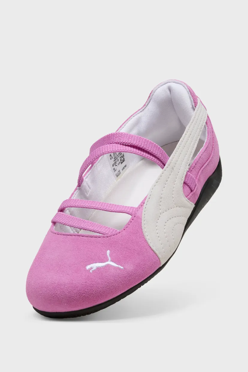 Женские розовые замшевые балетки Speedcat Ballet Suede Shoes Women 6