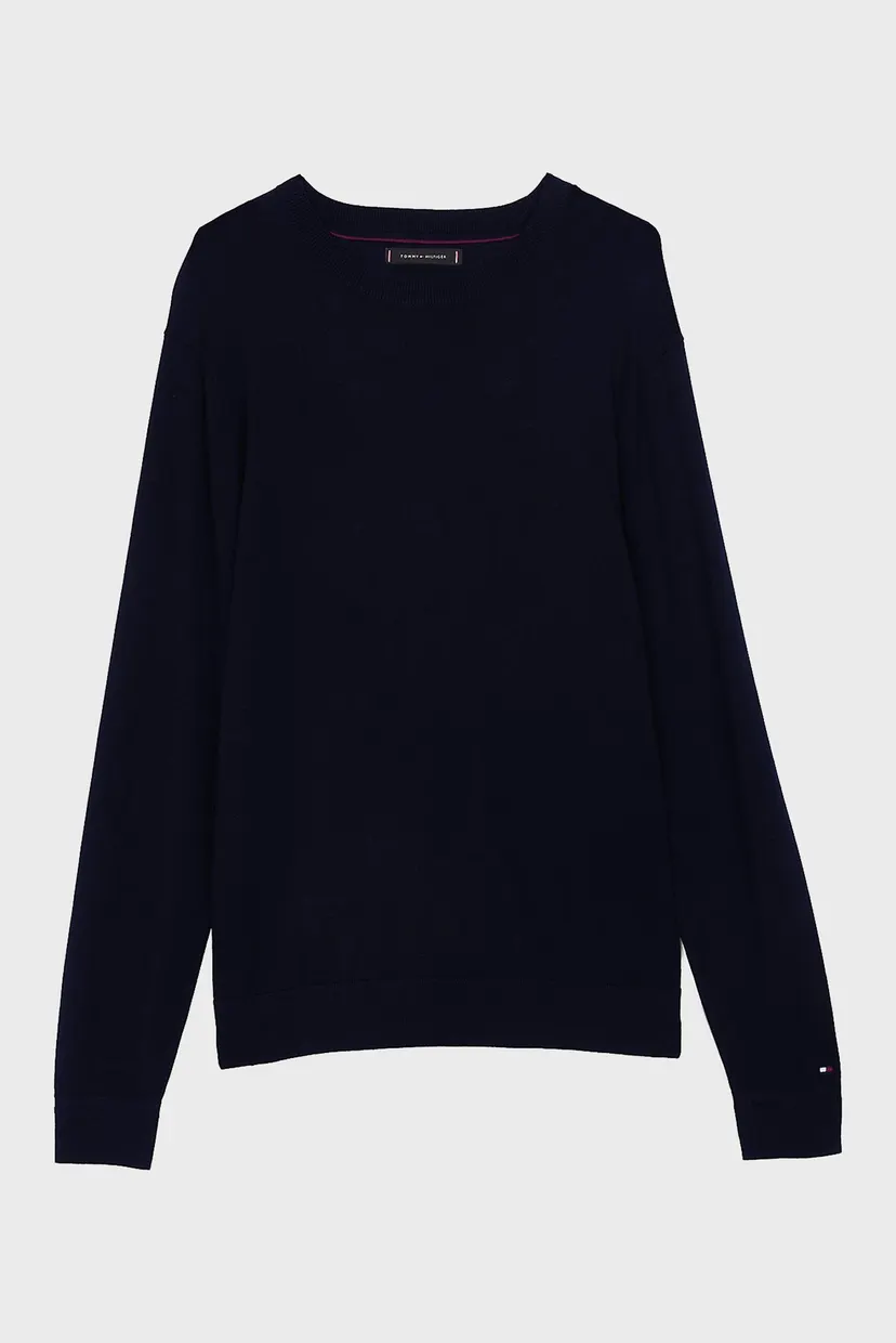 Чоловічий темно-синій джемпер DC COTTON LYOCELL CREWNECK 5