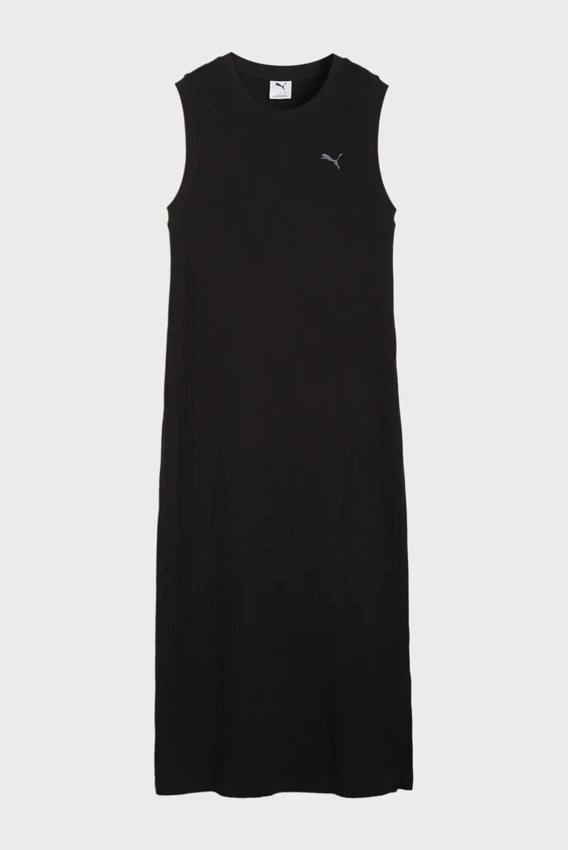 Женское черное платье HER Relaxed Dress Women 4