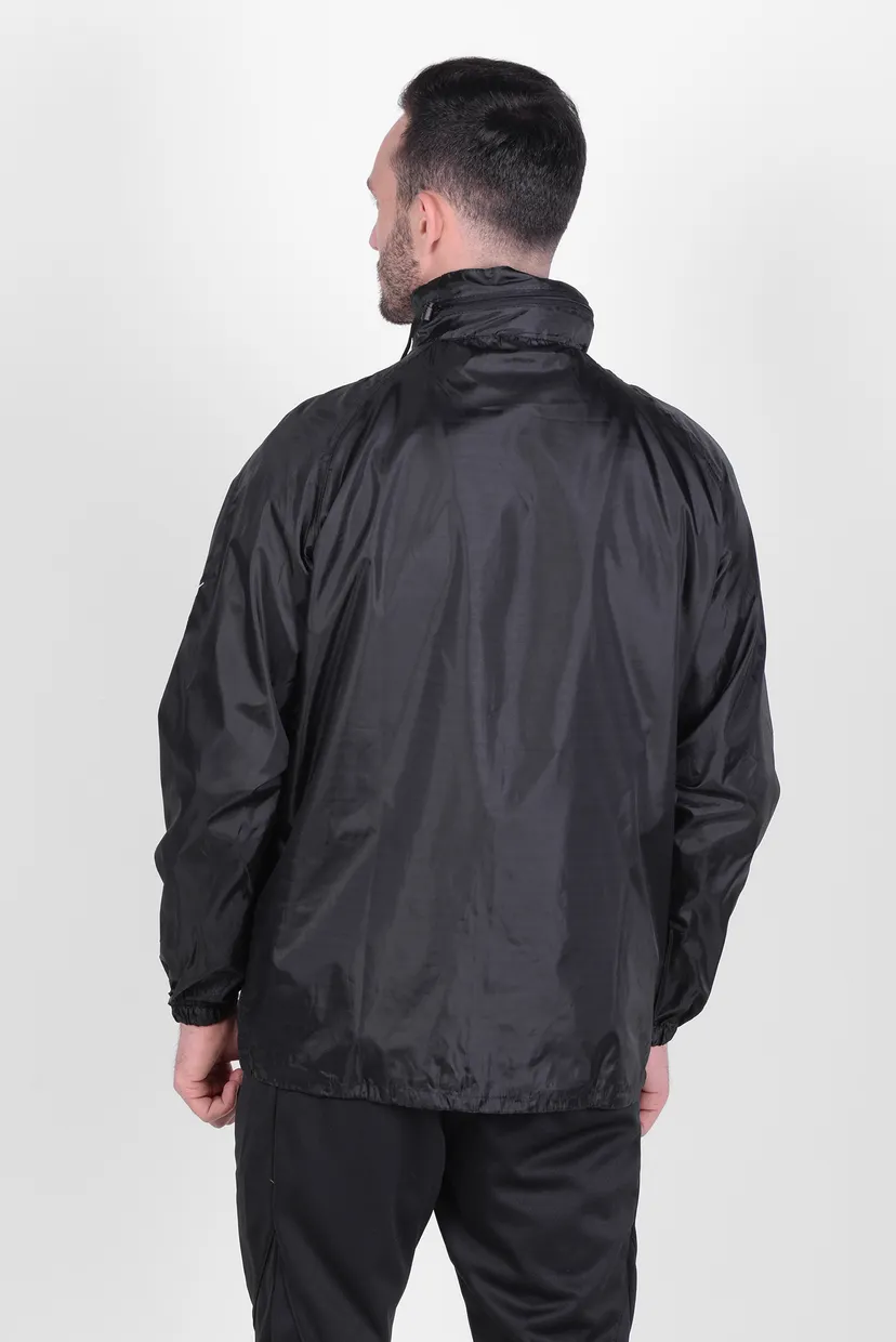 Мужская черная ветровка Zeus K-WAY RAIN NERO 3