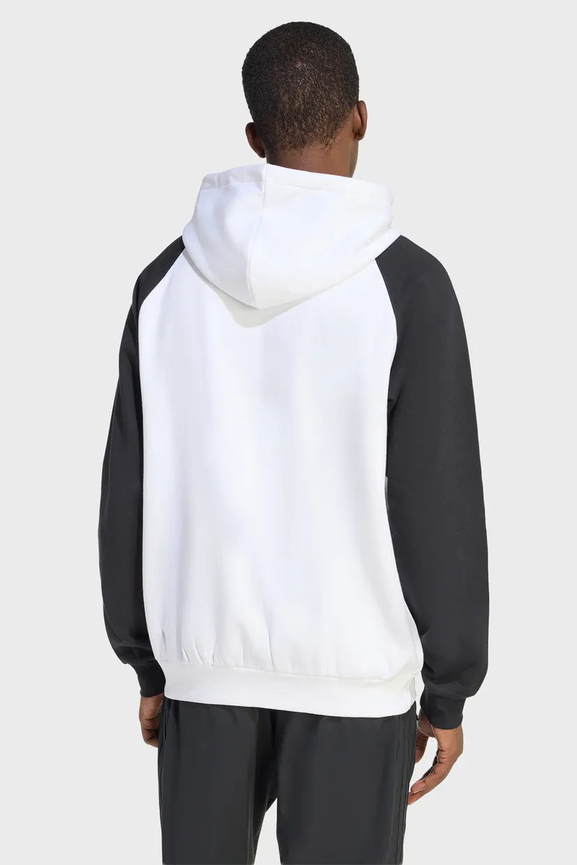 Мужское белое худи TEAMGEIST GRAPHIC FLEECE 3