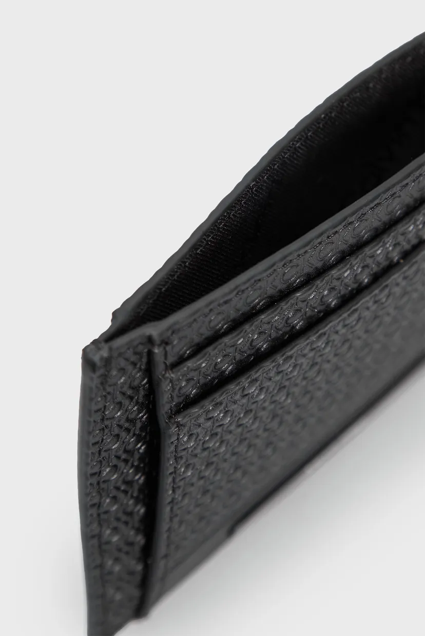 Чоловічий чорний шкіряний кардхолдер MODERN BAR ID CARDHOLDER 5