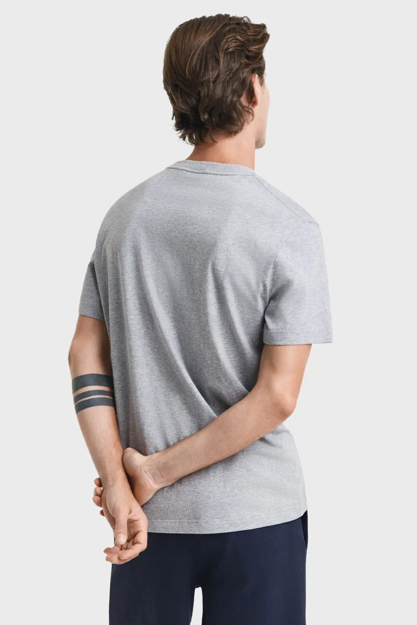 Чоловіча сіра футболка REG ARCHIVE SHIELD EMB SS T-SHIRT 3