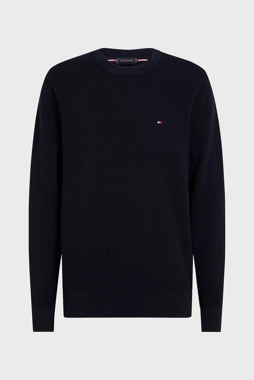 Чоловічий темно-синій джемпер ESSENTIAL STRUCTURE CREW NECK 5
