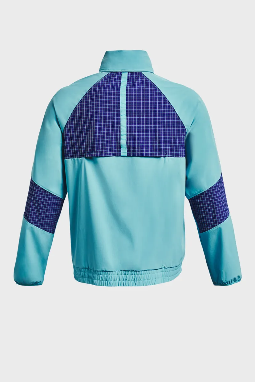 Чоловіча блакитна вітровка UA Accelerate Track Jacket 6