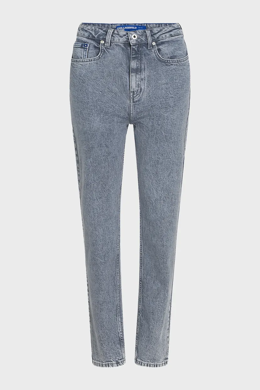 Женские голубые джинсы klj hr straight denim 4