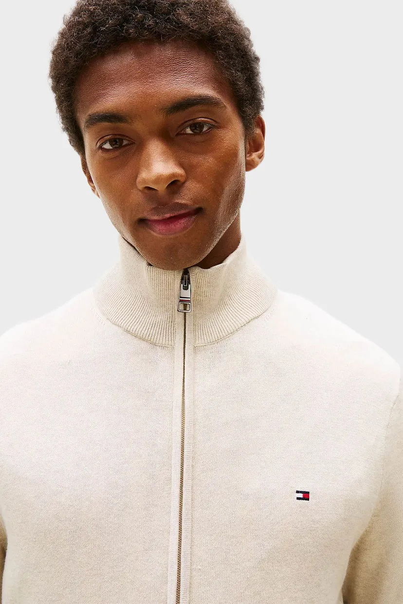Чоловічий бежевий кардиган ESSENTIAL 4