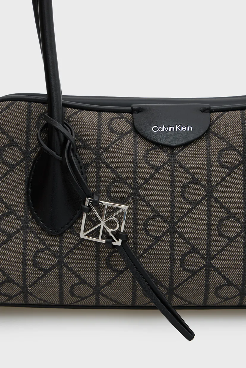 Жіноча сіра сумка з візерунком EMBLEM TRIO JACQUARD 6
