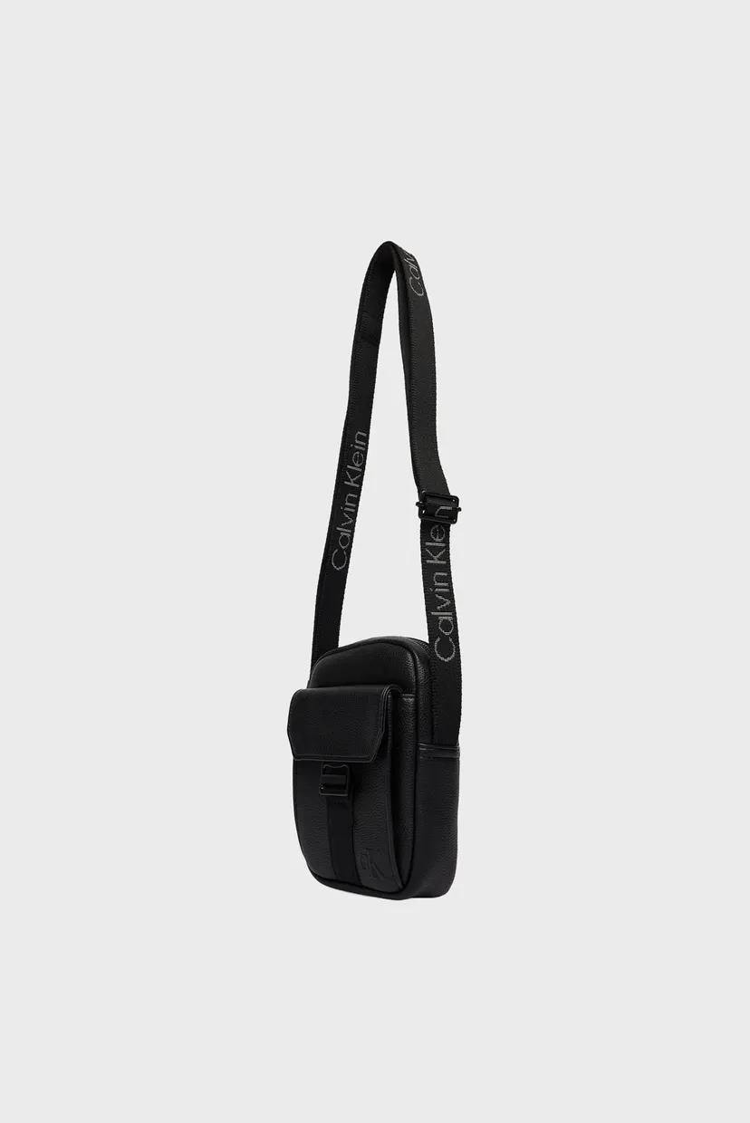 Чоловіча чорна сумка WEBBING STRAP REPORTER 5