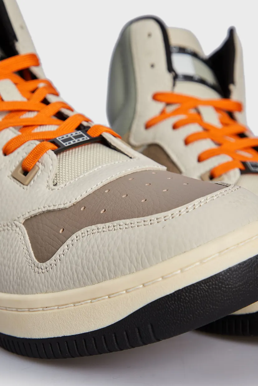 Чоловічі шкіряні хайтопи TJM BASKET MID LEATHER 5