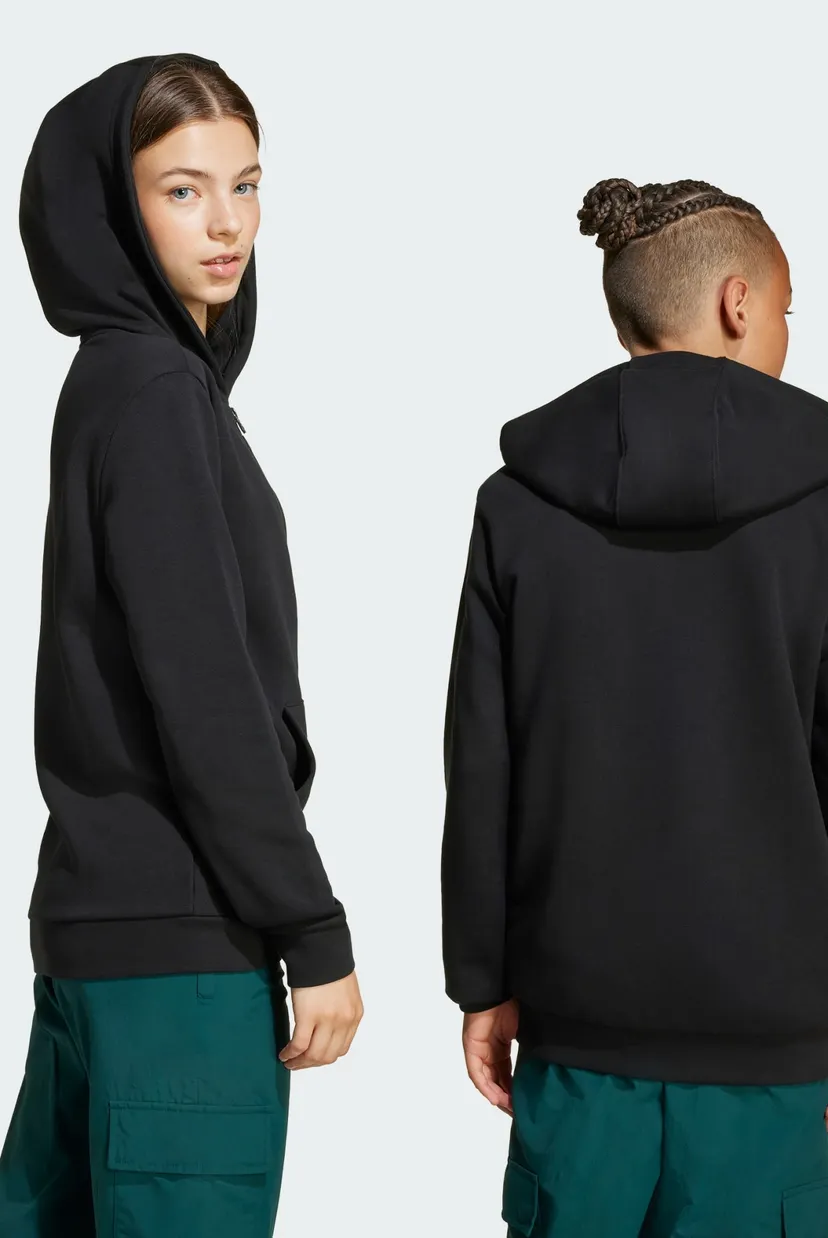Детское черное худи Full-Zip Kids 4