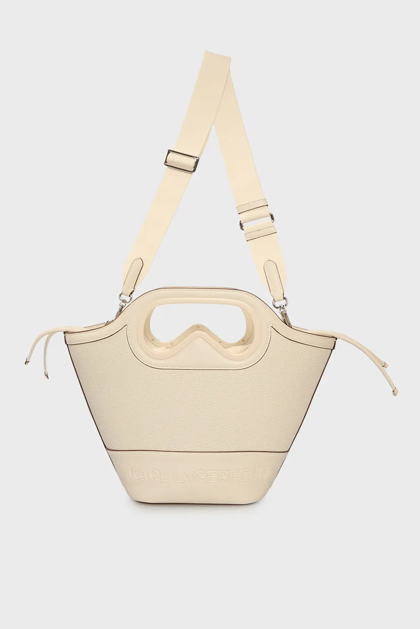 Женская белая сумка AVIATOR TULIP TOTE 5