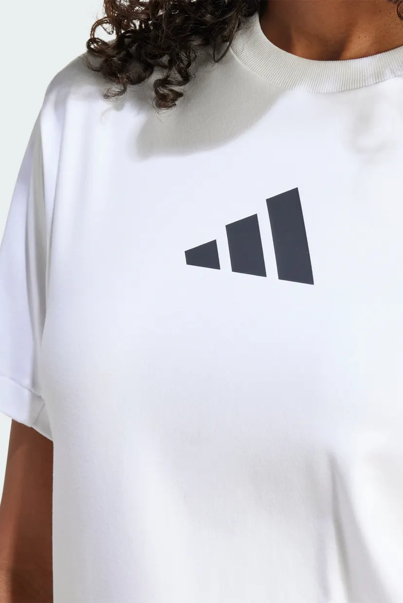 Жіноча біла футболка adidas Z.N.E. 5