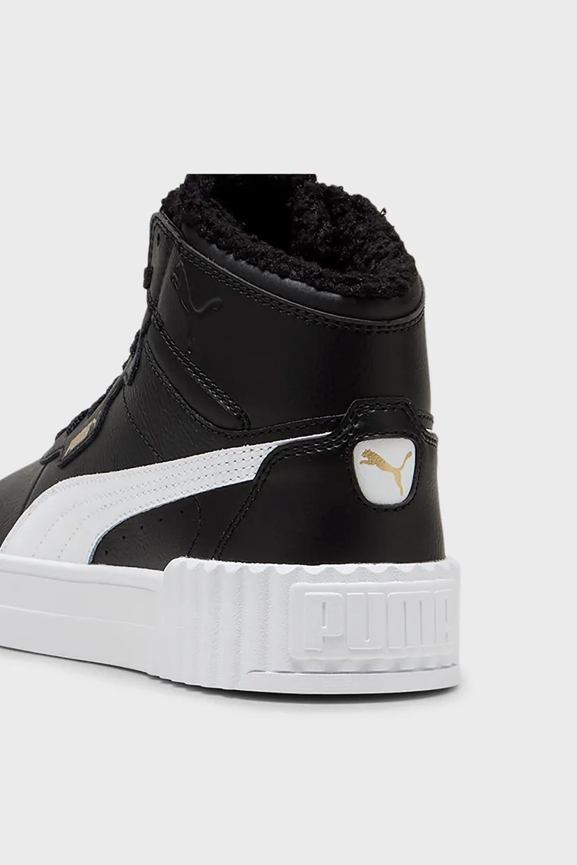 Дитячі чорні шкіряні хайтопи Carina 3.0 Mid Sneakers Youth 5