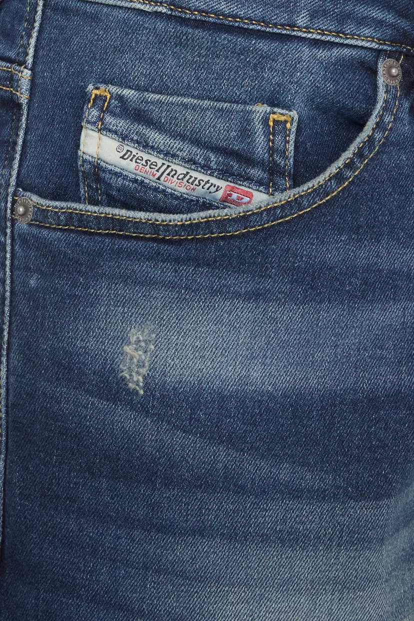 Мужские синие джинсовые шорты  D-LAB-TECH JOGG Sweat jeans 3