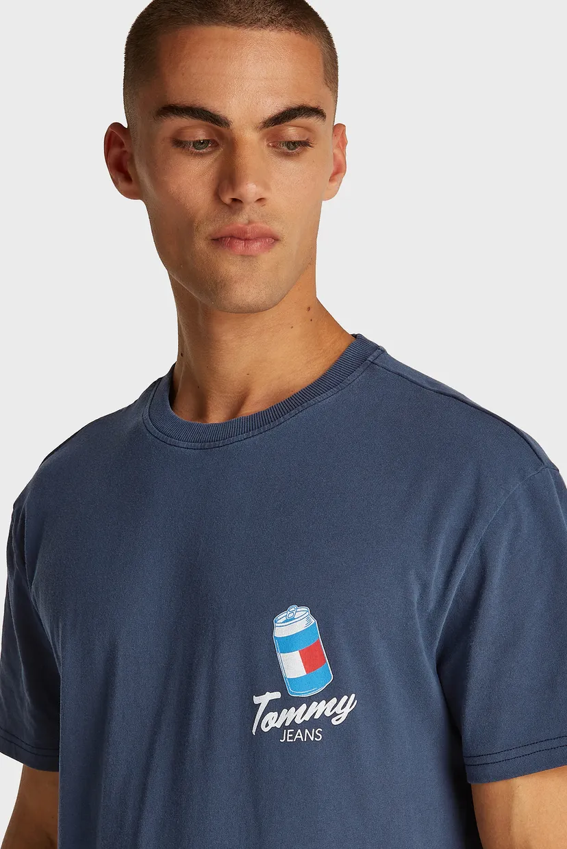 Чоловіча темно-синя футболка TJM REG UNISEX FUN NOVELTY 2 TEE 3