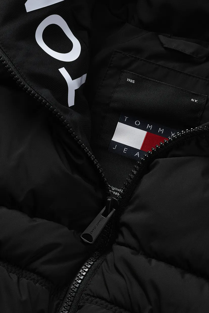 Жіноча чорна куртка TJW QUILT ROUCH TAPE JACKET 5
