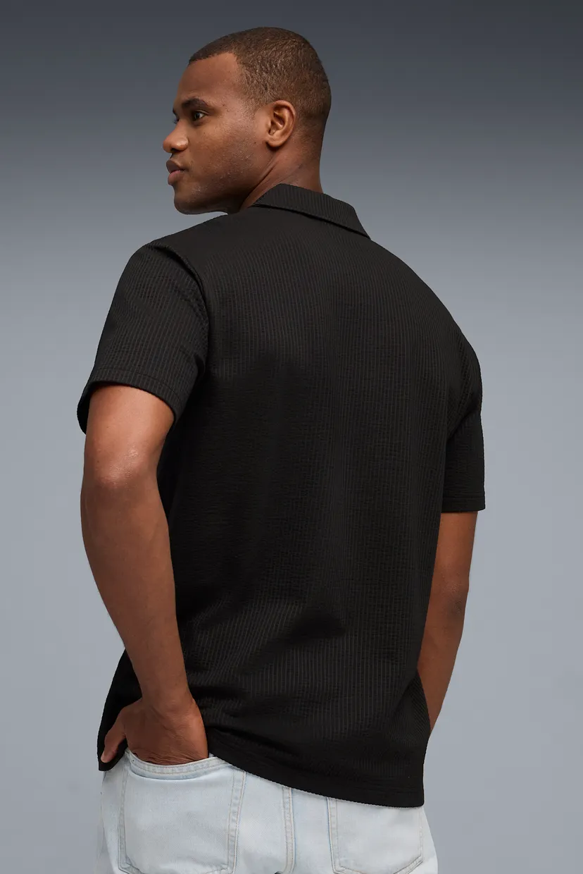 Мужское черное поло Essentials Elevated Polo Men 3