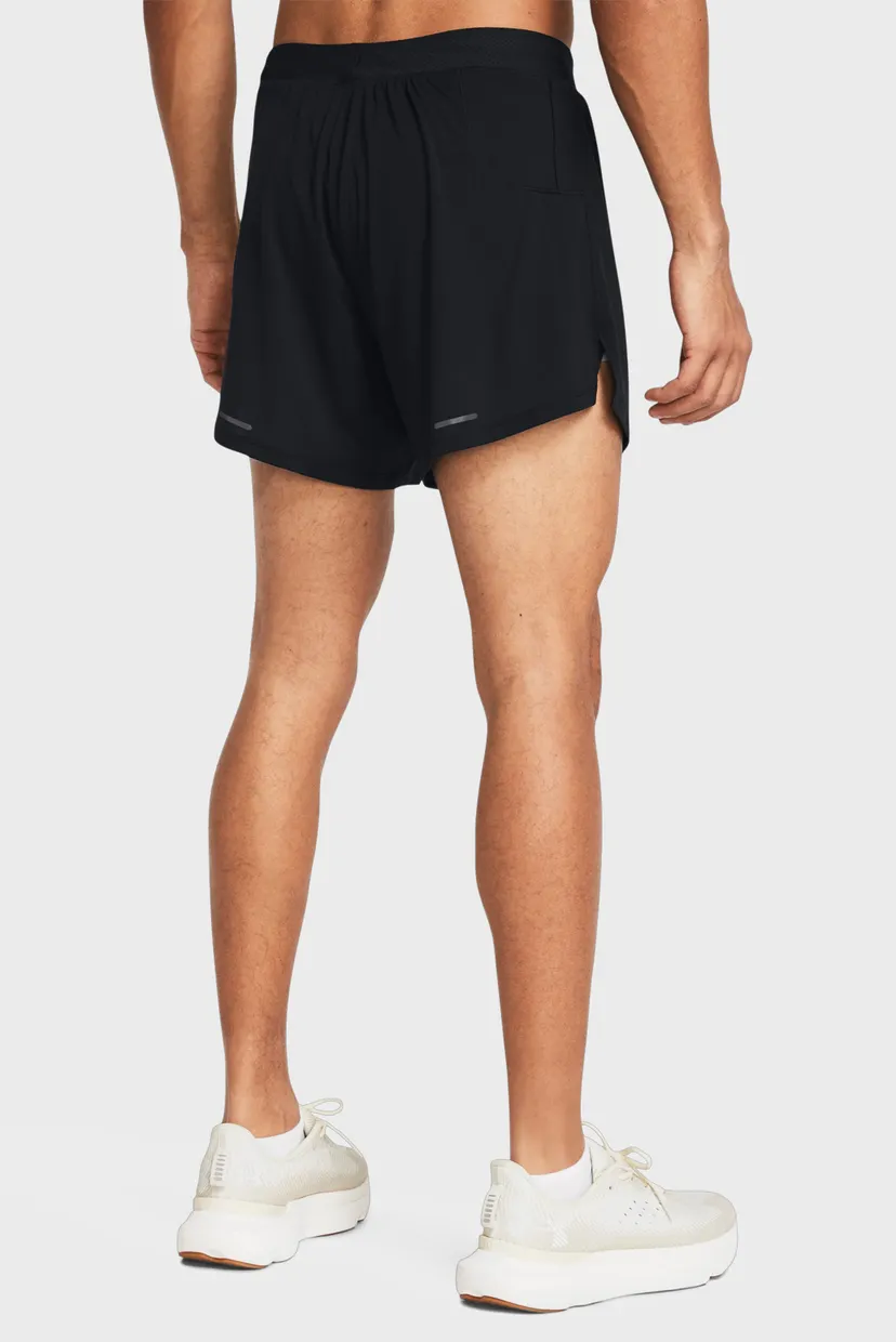 Чоловічі чорні шорти UA LAUNCH ELITE 5'' SHORTS 3