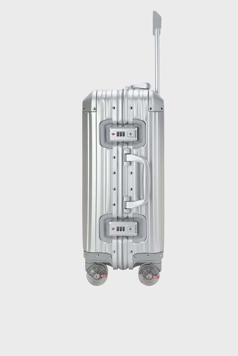 Срібляста валіза ALUMINUM TROLLEY 3