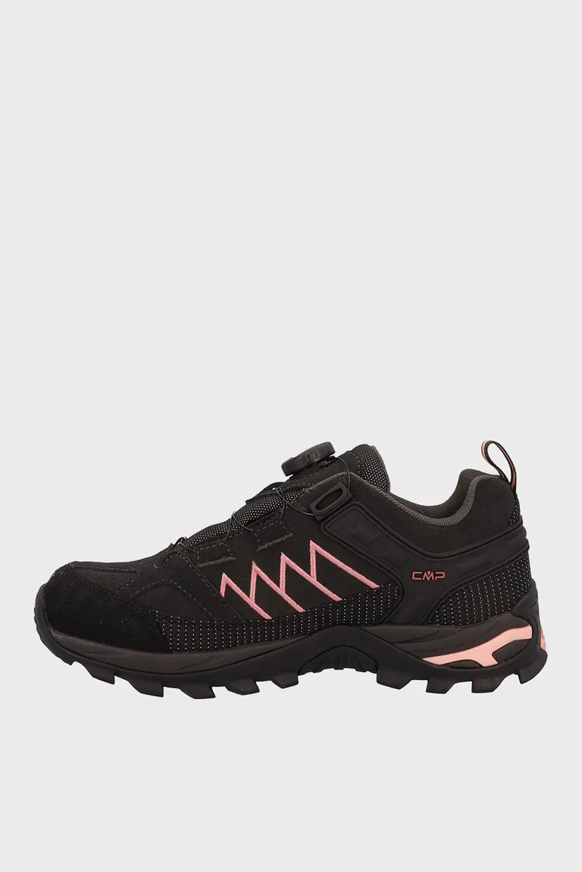 Женские черные замшевые кроссовки RIGEL LOW FITGO TREKKING 4