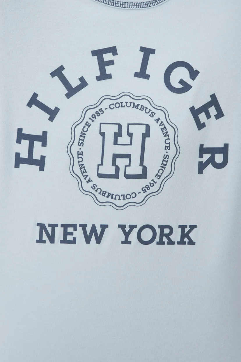 Женская голубая футболка REG VARSITY HILFIGER 5