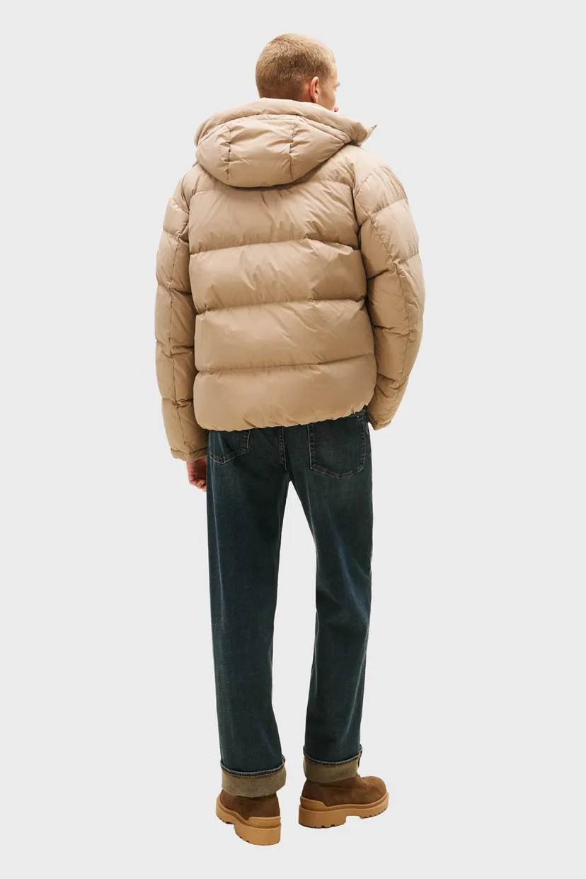 Чоловічий бежевий пуховик PUFFER 3