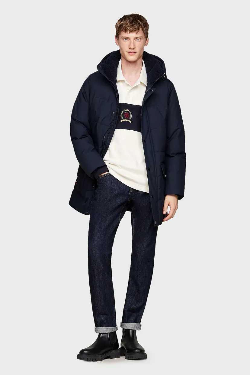 Мужские черные кожаные челси HILFIGER ABRASIV WARM LTH CHELS 6