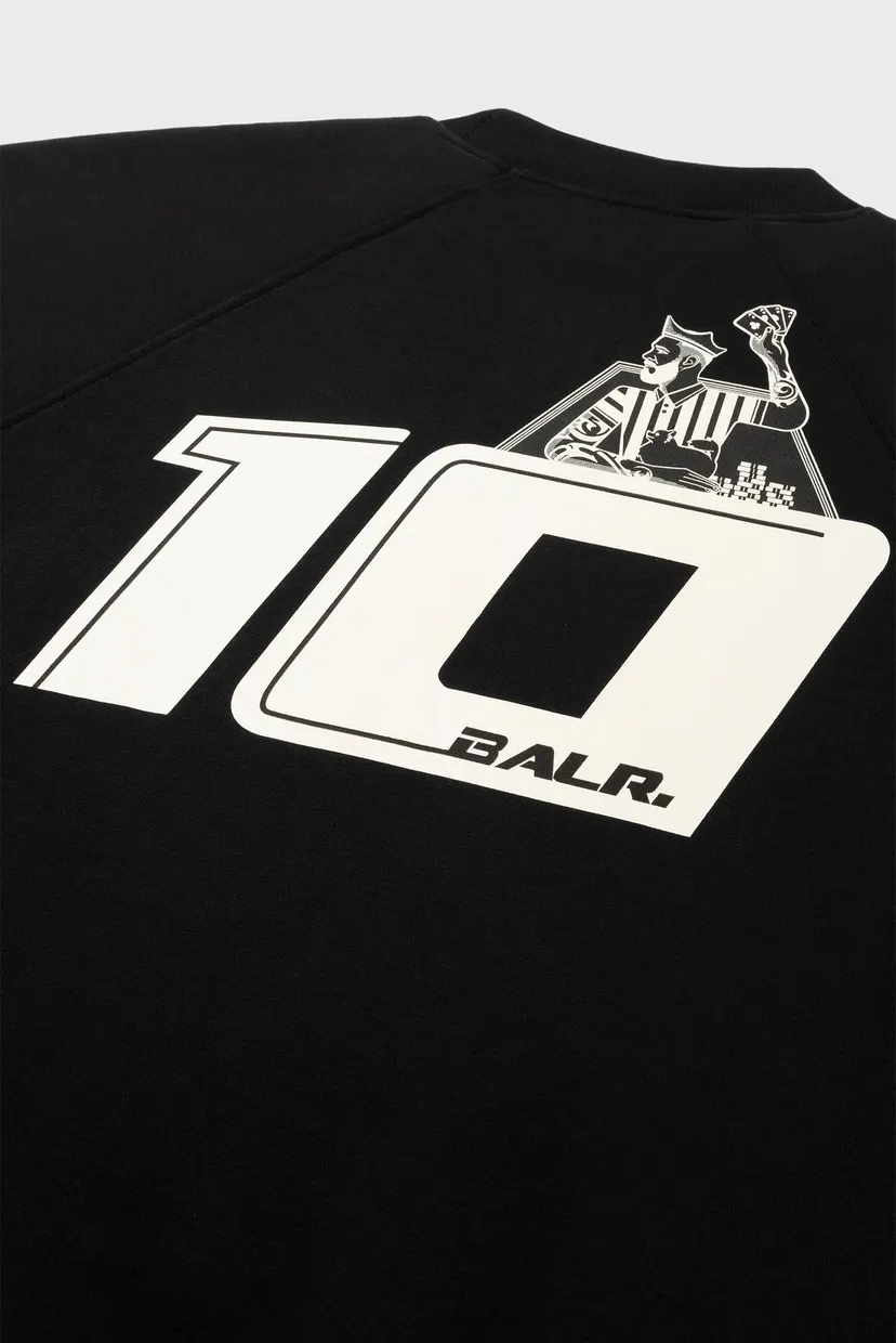 Чоловічий чорний світшот The Club Box Fit Crewneck 6