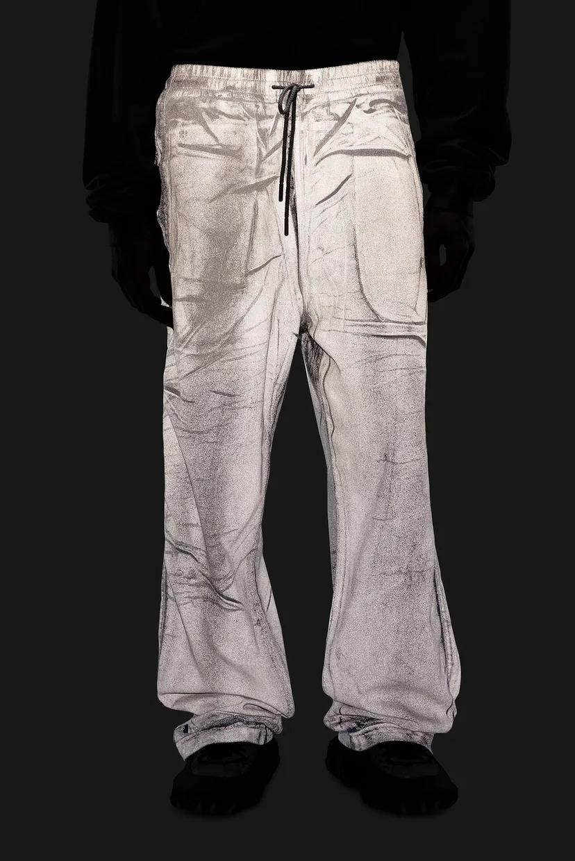 Голубые брюки D-MARTIANS-S TRACK Sweat jeans (унисекс) 6