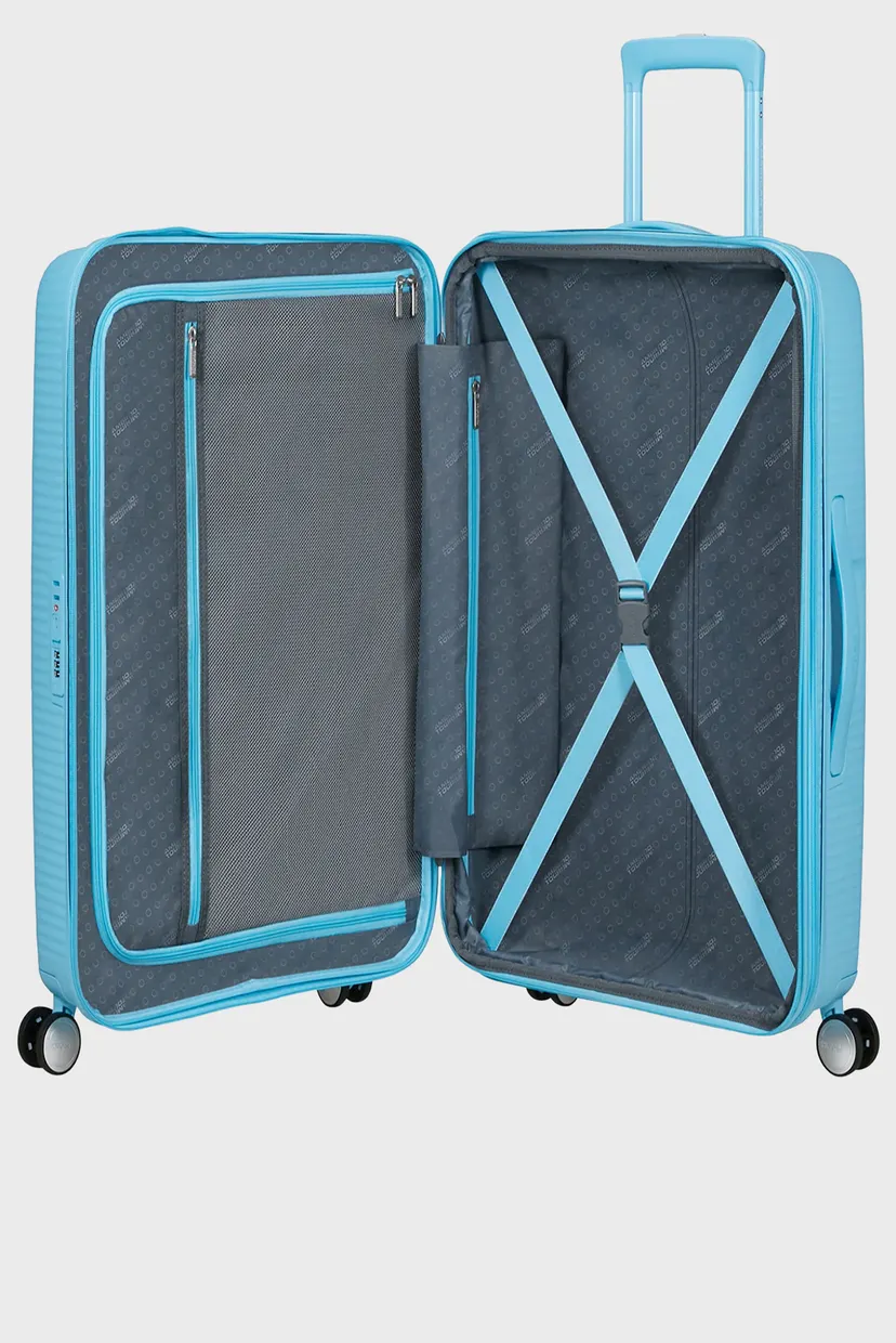 Женский голубой чемодан 67 см SOUNDBOX BLUEBERRY FIZZ 6