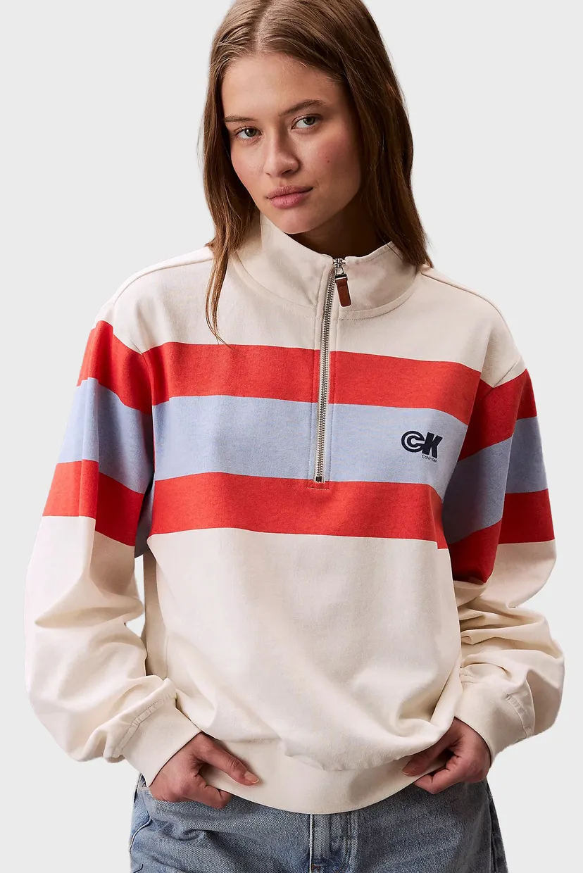 Женская бежевая спортивная кофта RUGBY JERSEY 4