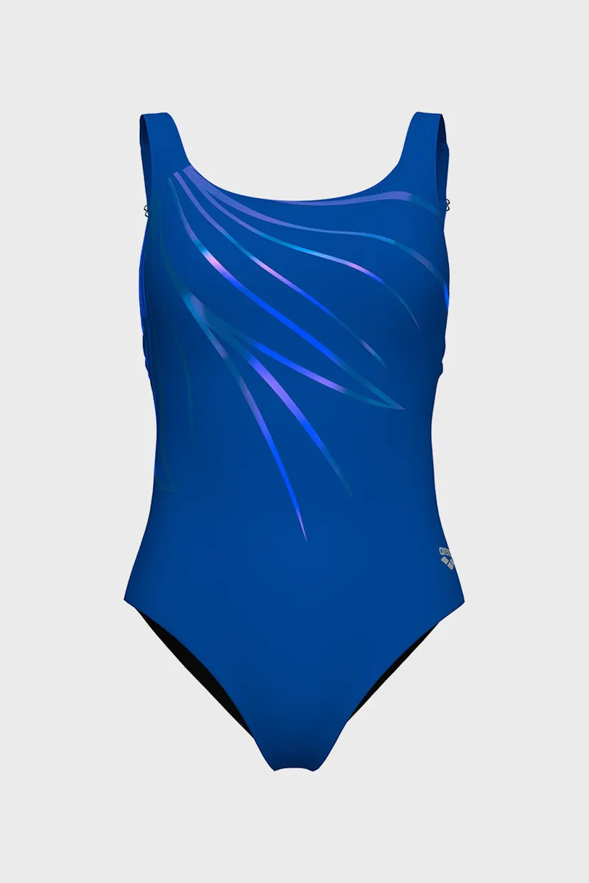Жіночий синій купальник SWIMSUIT LILI SQUARED BACK 6