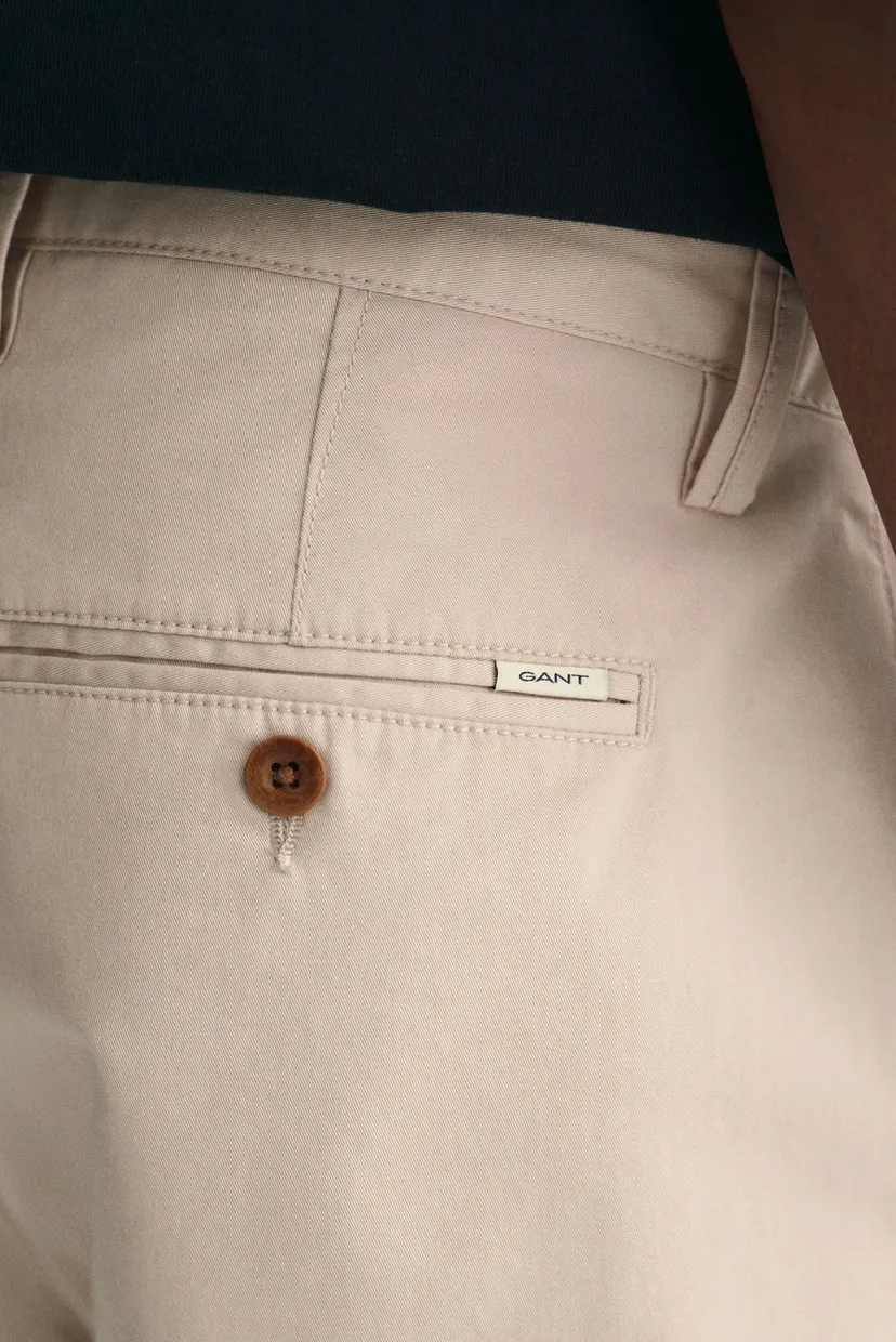 Чоловічі бежеві шорти SLIM TWILL 7