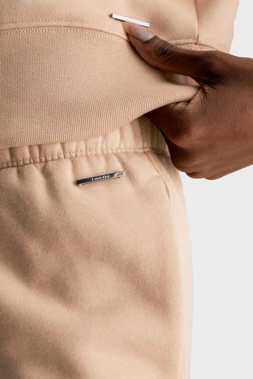 Женские бежевые спортивные брюки RELAXED FLEECE JOGGER 4