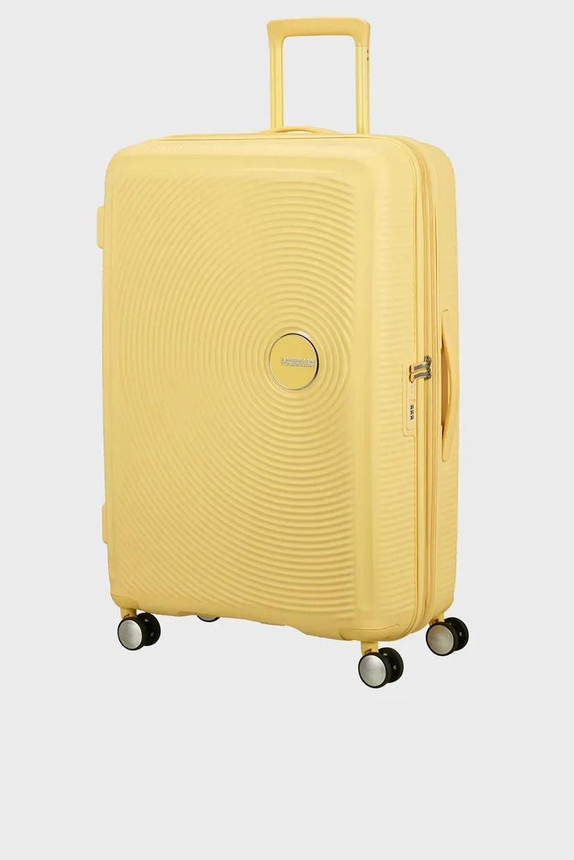 Жовта валіза 77 см SOUNDBOX PASTEL YELLOW 3