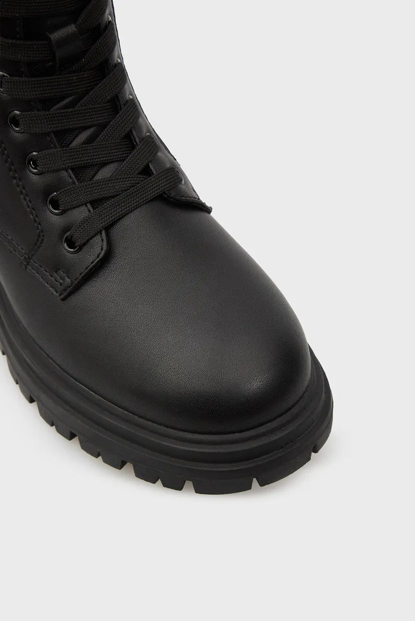 Дитячі чорні черевики LACE-UP 4