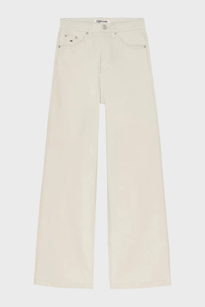 Женские белые джинсы TJW CLAIRE HR WIDE HERRINGBONE 5