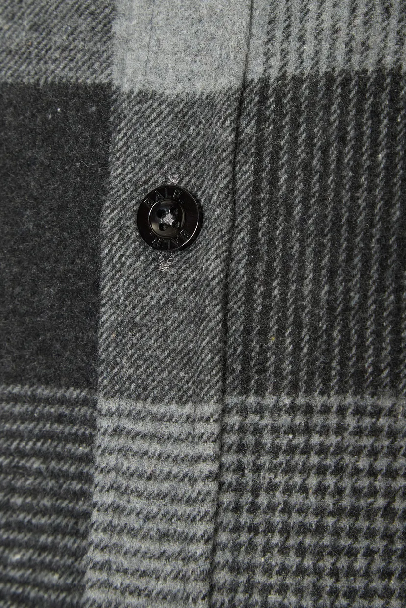 Чоловіча сіра картата сорочка The Club Box Fit Flannel Shirt 3