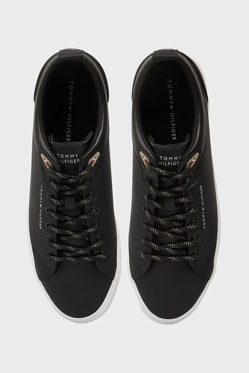 Мужские черные сникерсы LONG LACE SKATE 4