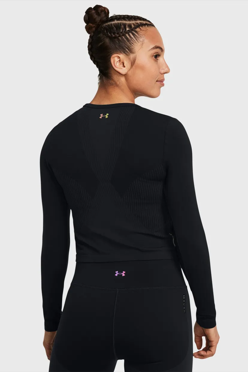 Женский черный лонгслив Vanish Elite Seamless LS 3